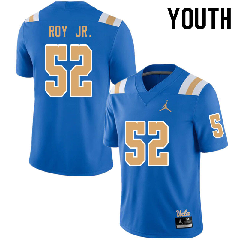Jordan Brand Youth #52 Benjamin Roy Jr. UCLA Bruins College Football Jerseys Sale-Blue - Click Image to Close